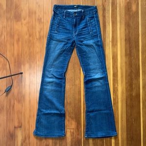 MOTHER Women's Flare Jeans in Blue